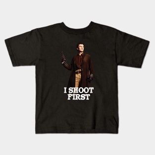 Nathan I Shoot First Kids T-Shirt